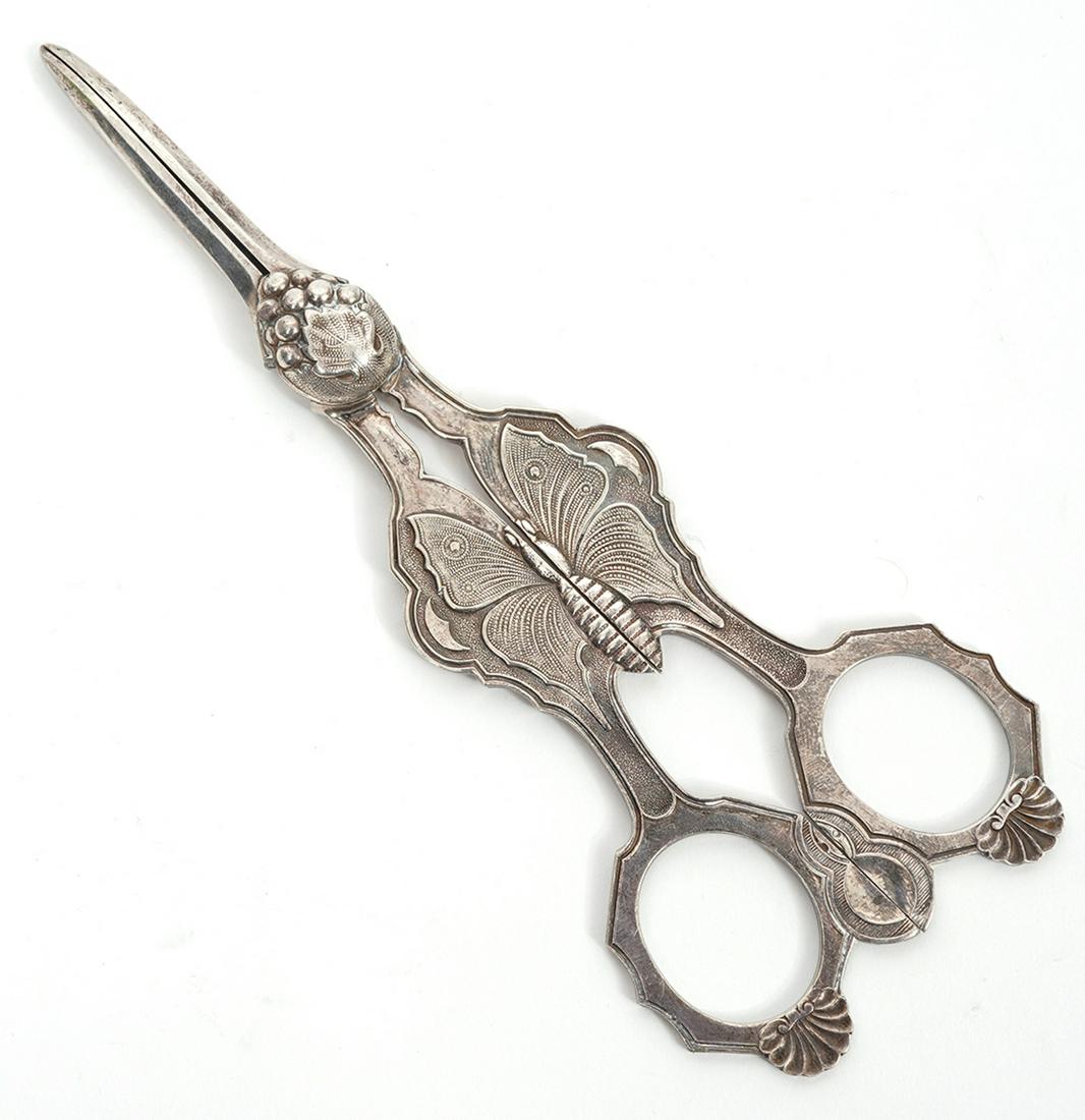 Continental Silver-Plate Butterfly Grape Shears (1 of 4)