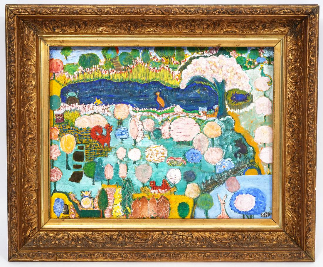 Norma Falcon Whimsical Oil Painting (1 of 10)