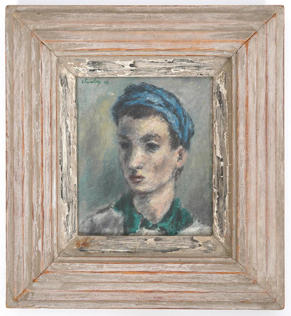 Stanley Untitled Portrait Oil on Canvas (1 of 4)