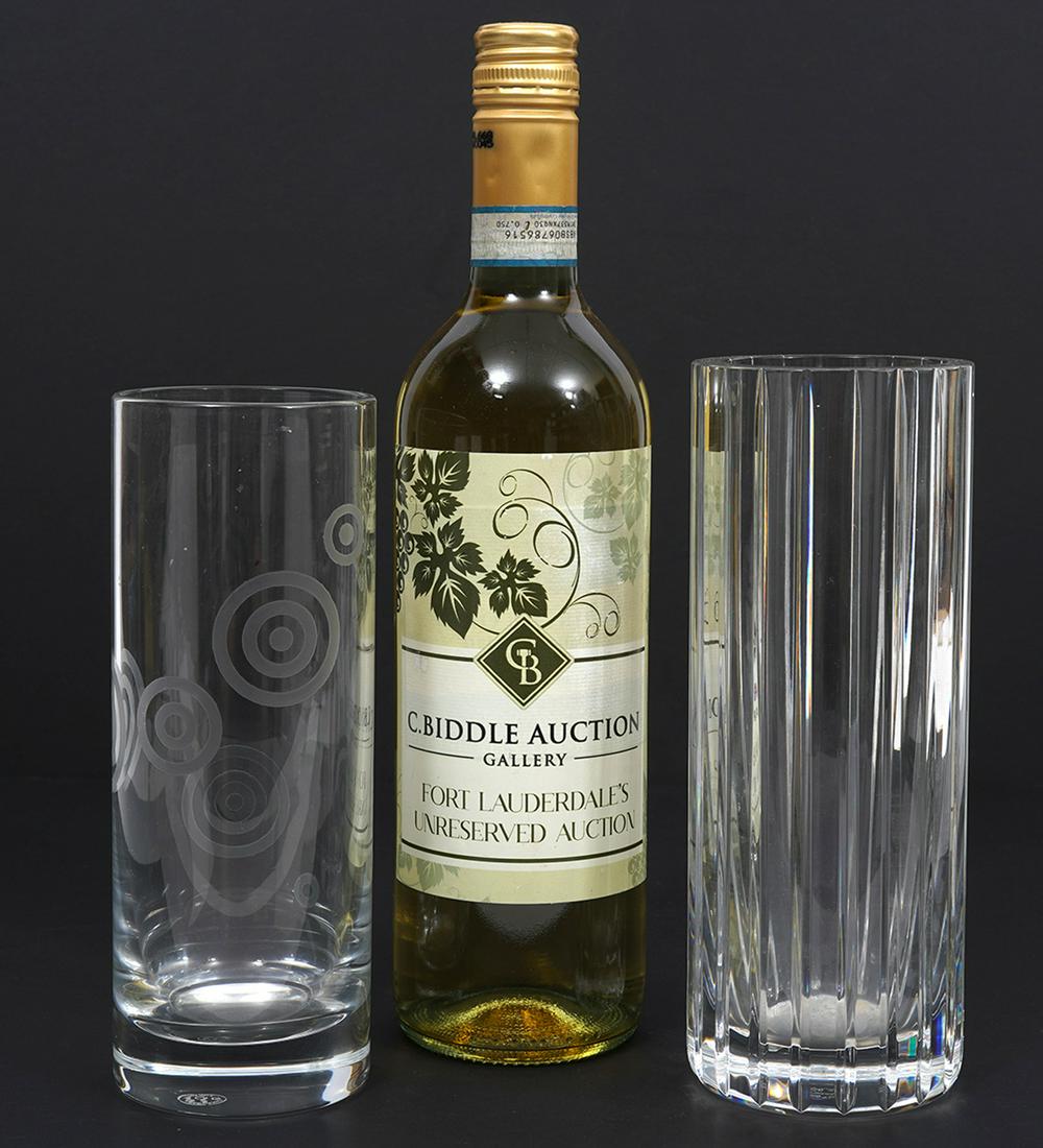 Two Baccarat Crystal Vases (1 of 5)