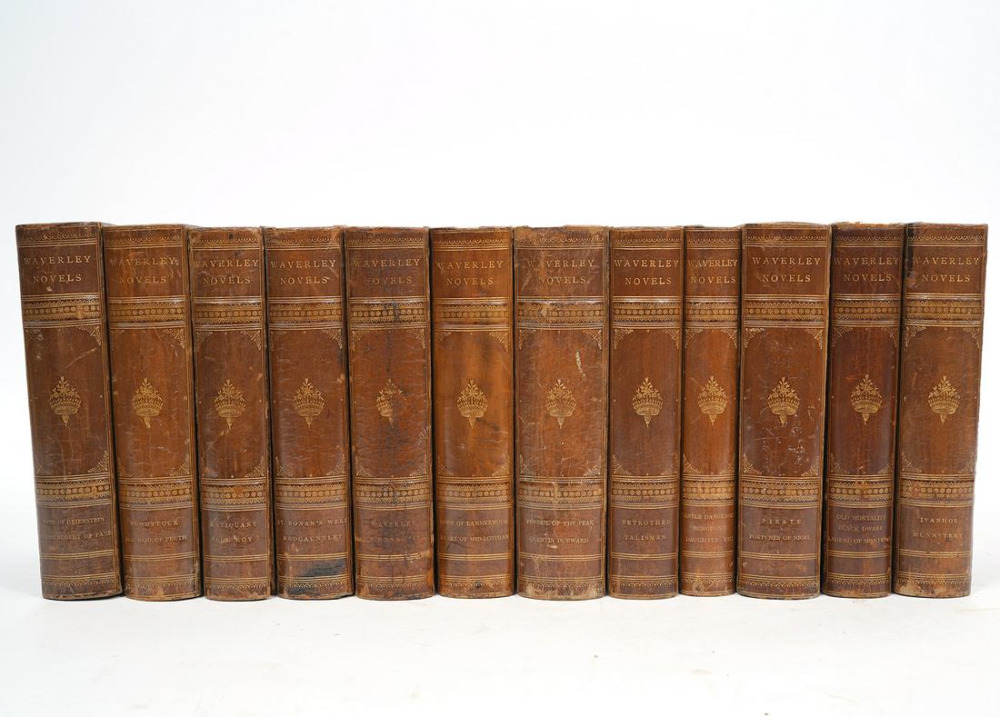 12 Waverly Novels by Sir Walter Scott 1876 (1 of 10)