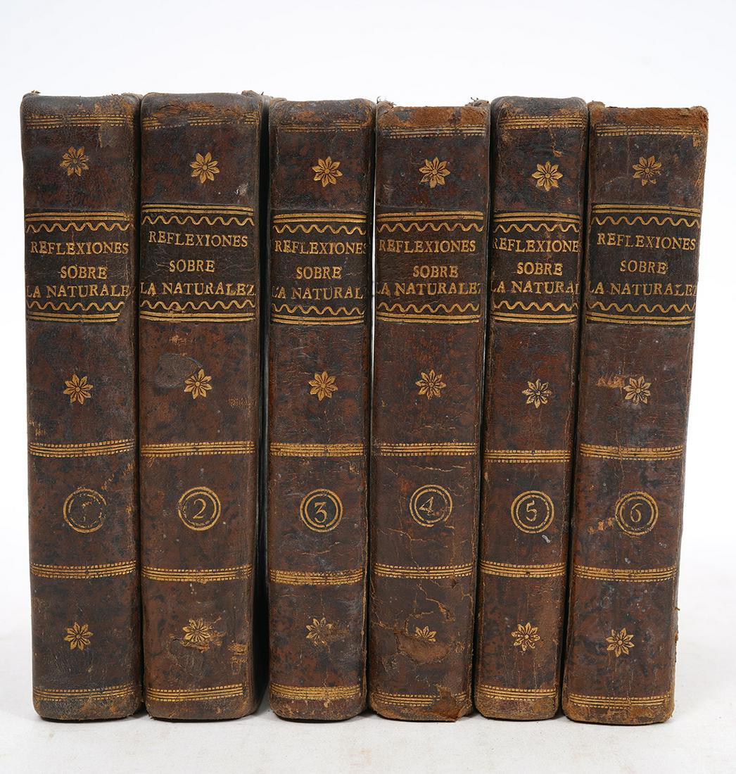 6 Vol. Spanish 'Reflexiones Sobre La Naturaleza' (1 of 8)