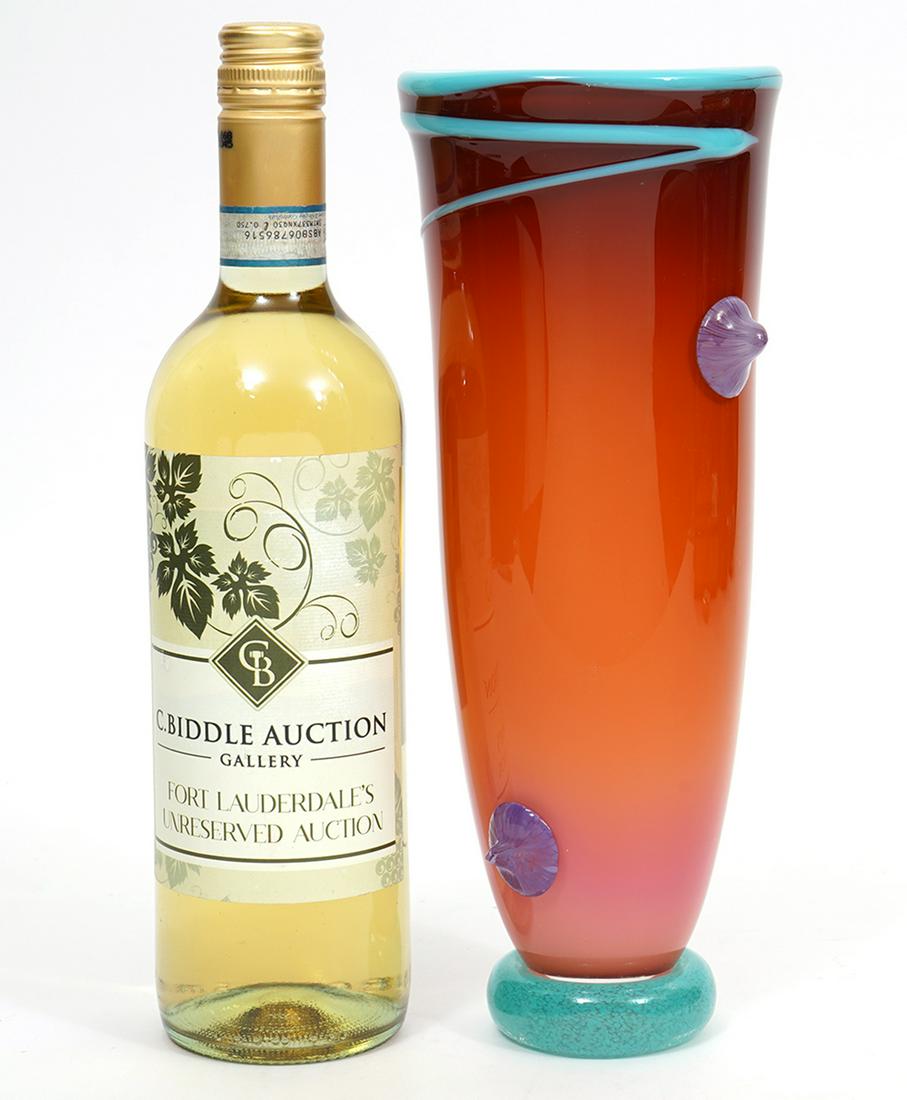 Cindy & Scott O'Dell Art Glass Vase (1 of 7)