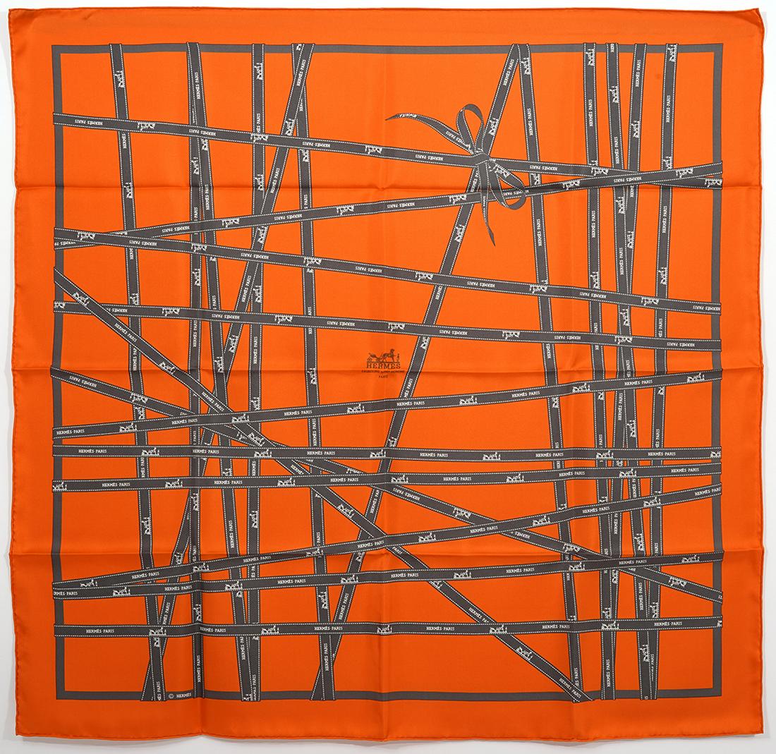Hermes Paris "Bolduc" Jean-Louis Dumas Silk Scarf (1 of 4)
