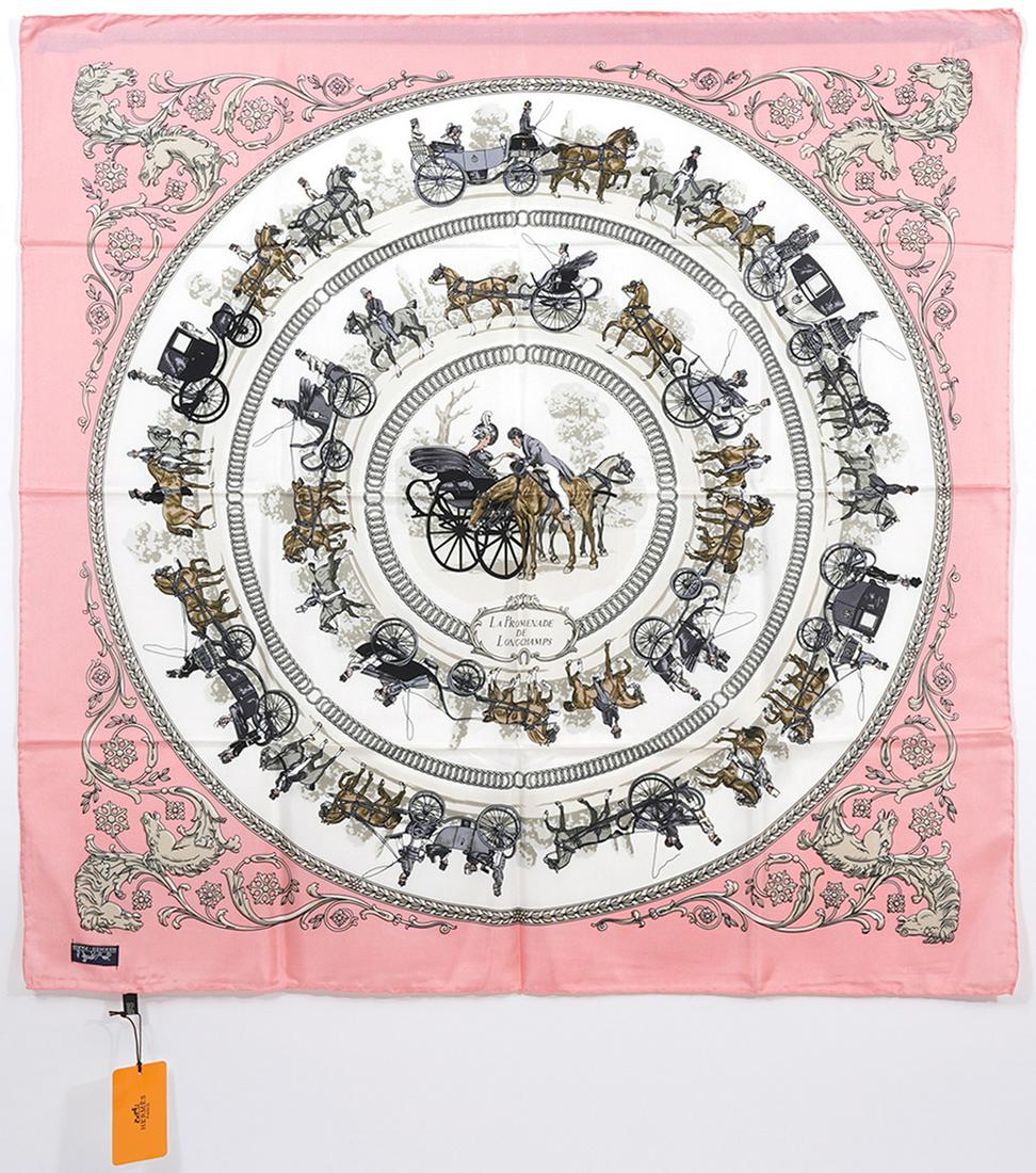 Hermes "Promenade De Longchamps" Silk Scarf (1 of 5)