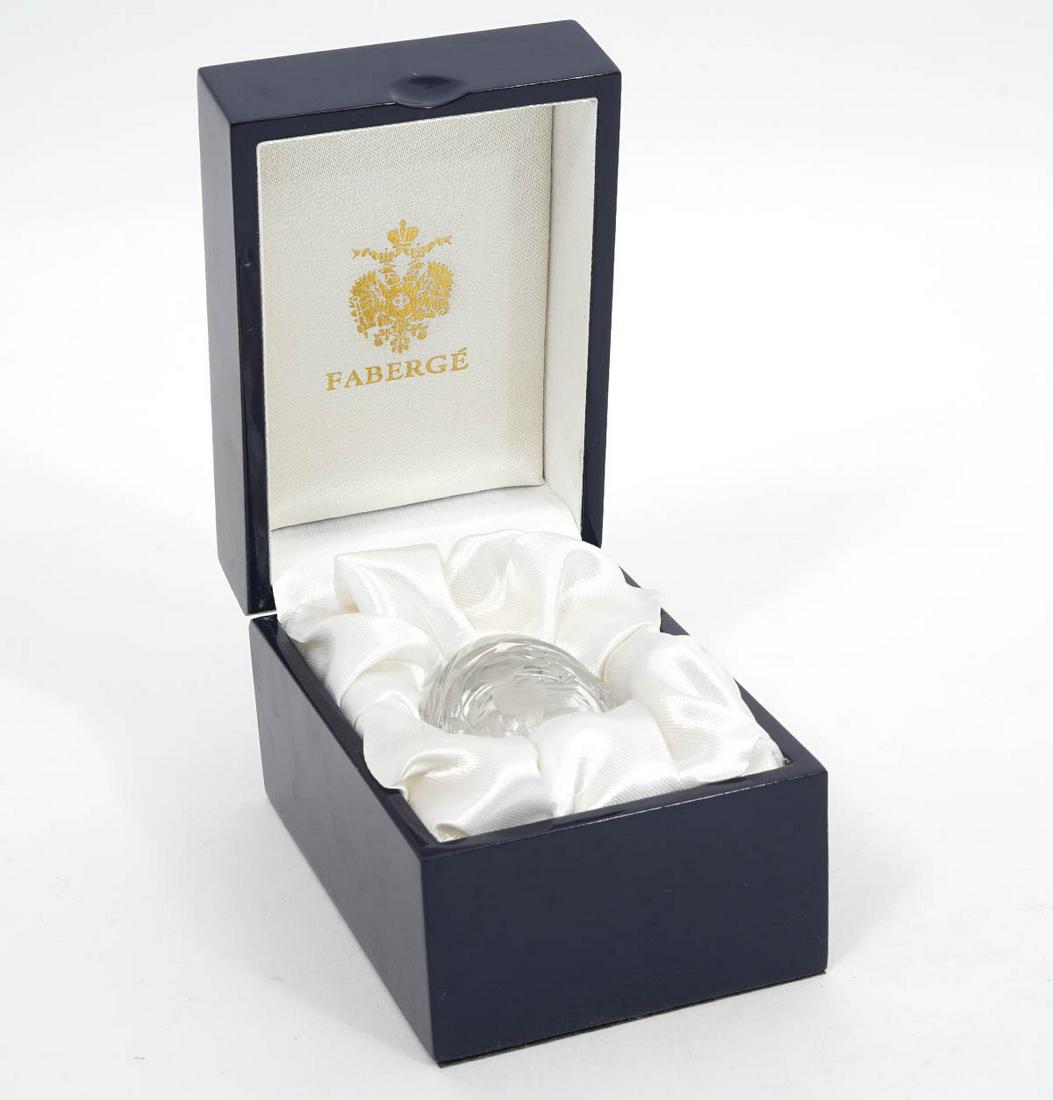 Faberge Etched Crystal Signed Egg (1 of 7)