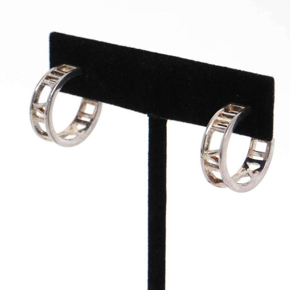 Tiffany & Co Sterling Atlas Hoop Earrings (1 of 8)