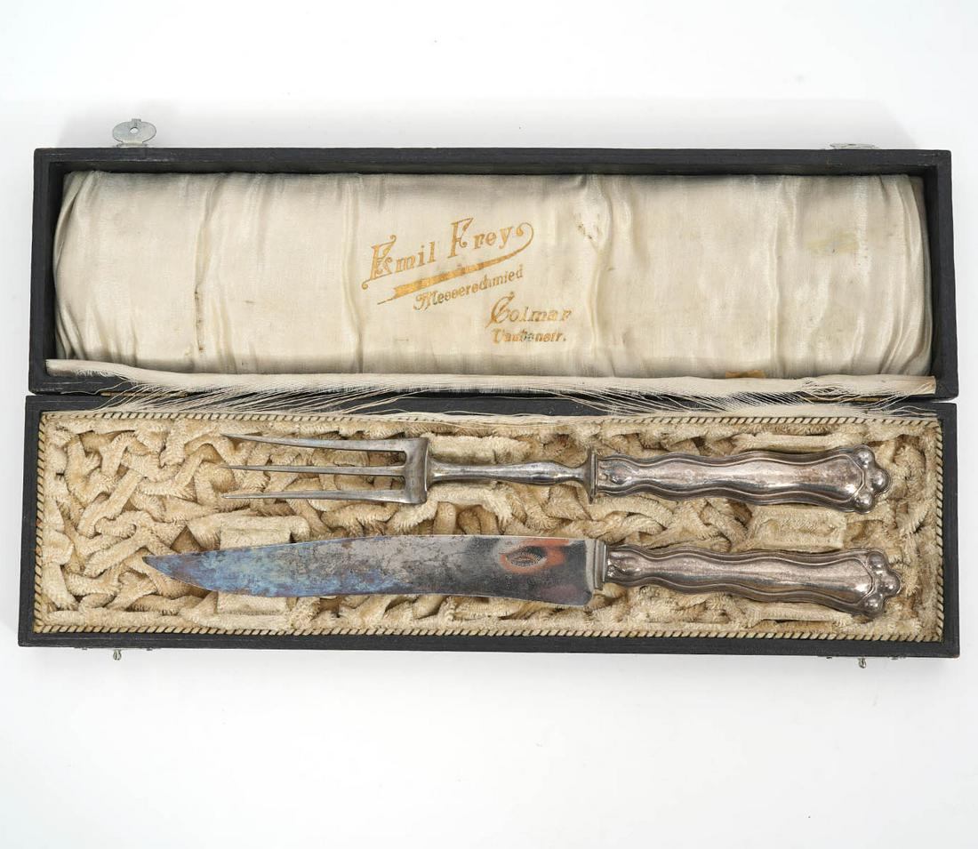 Acier Fondu Garani Silver-Plated Carving Set (1 of 9)