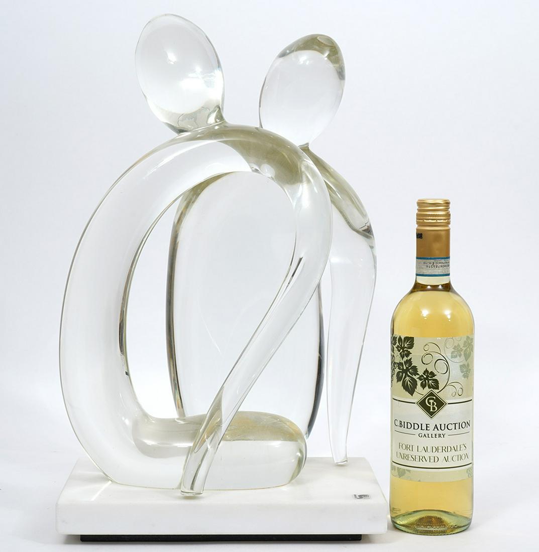 Murano Seguso Two Figure Art Glass Sculpture (1 of 6)