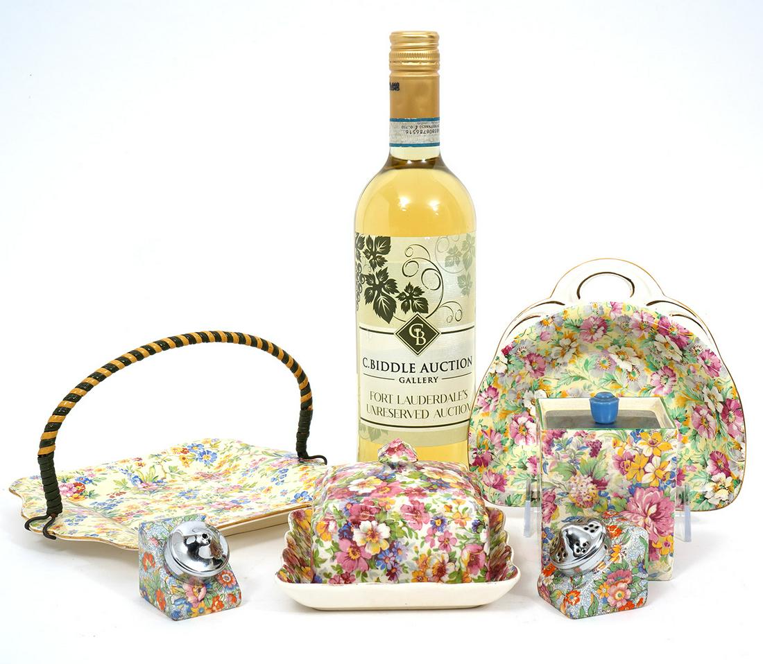 Group of 6 Piece English Chintz Ware (1 of 12)