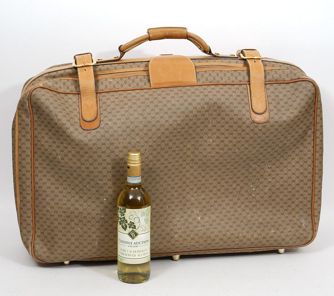 Gucci Monogramed Soft Sided Suitcase (1 of 11)