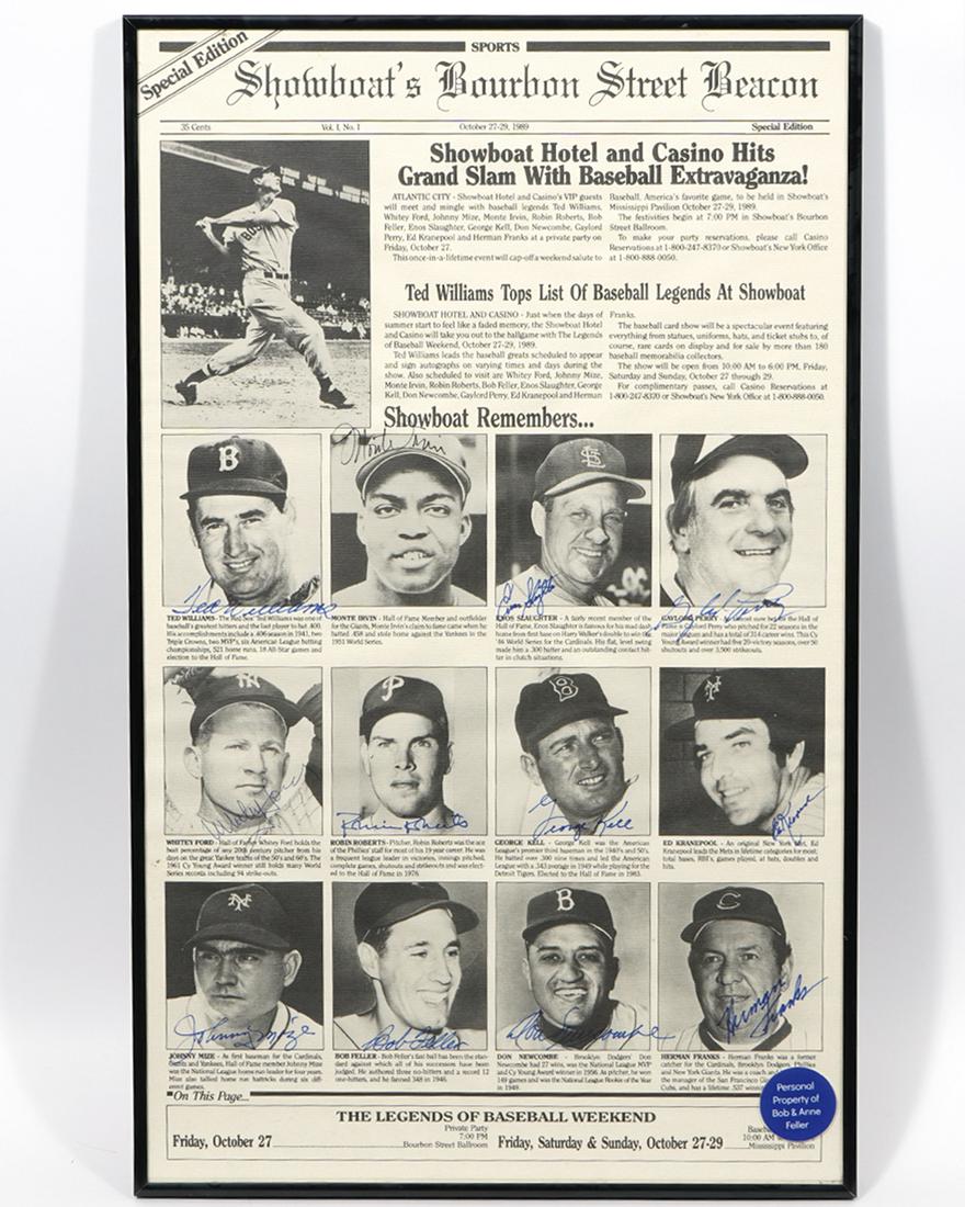 Showboat's Bourbon St. Beacon Feller 12 Signed (1 of 9)