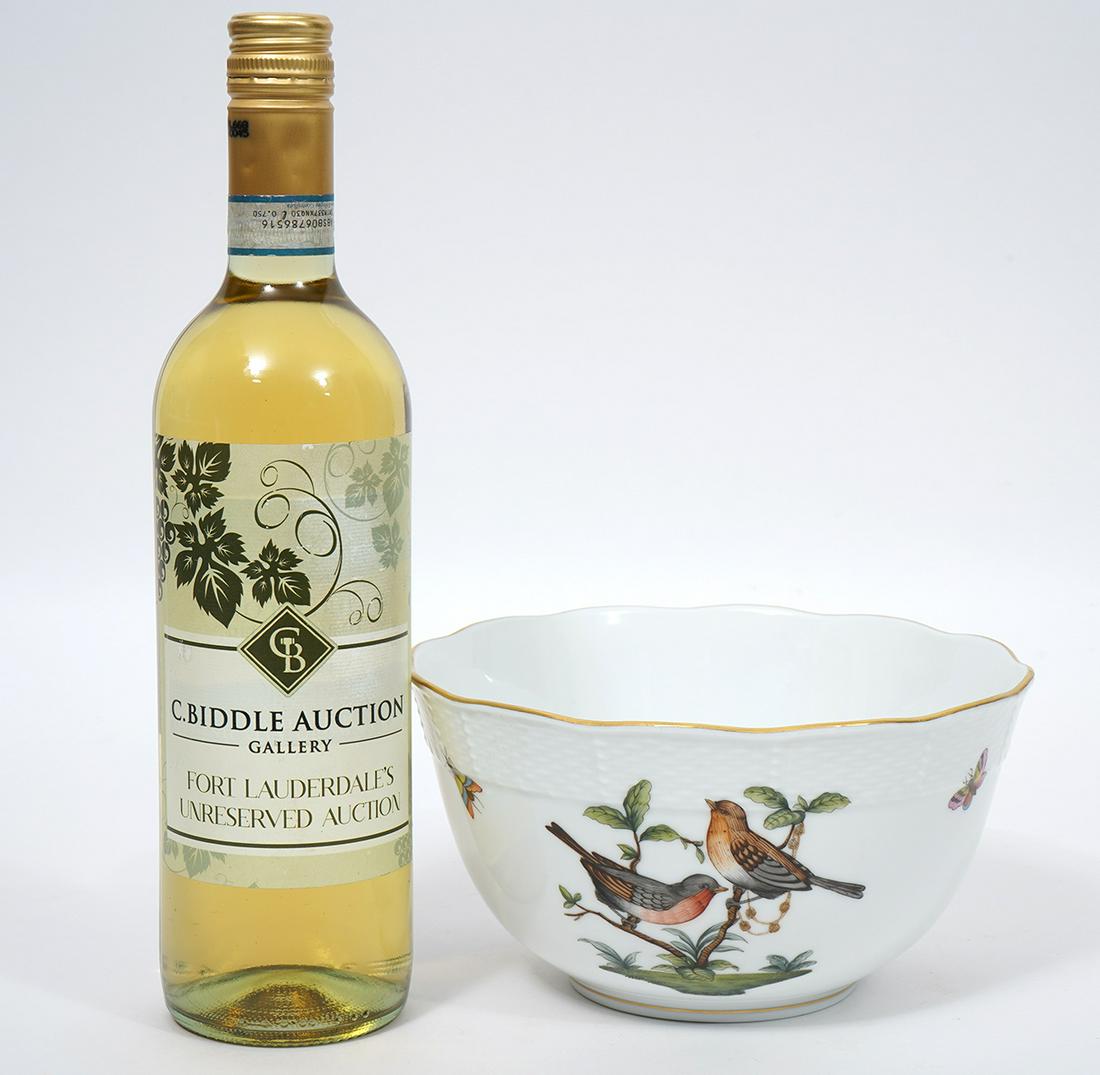 Herend Rothschild Bird & Butterfly Bowl (1 of 8)