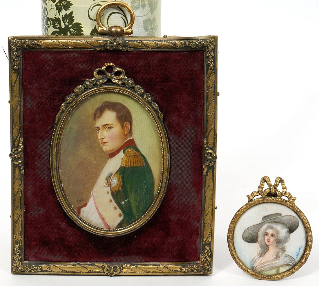 Miniature Portrait of Napoleon and Other Signed (1 of 4)
