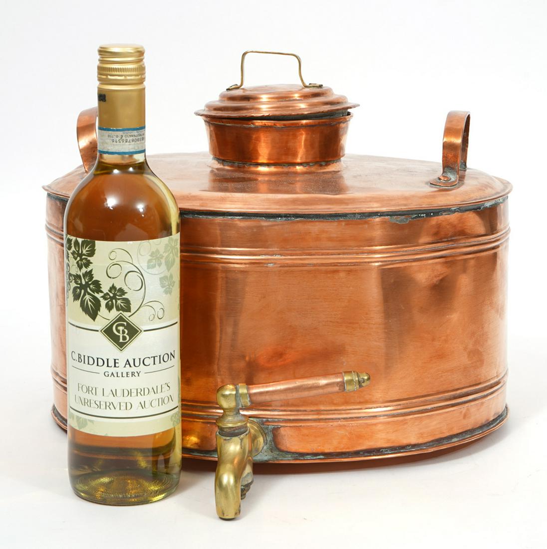 Double Handled Copper Hot Water Dispenser (1 of 10)