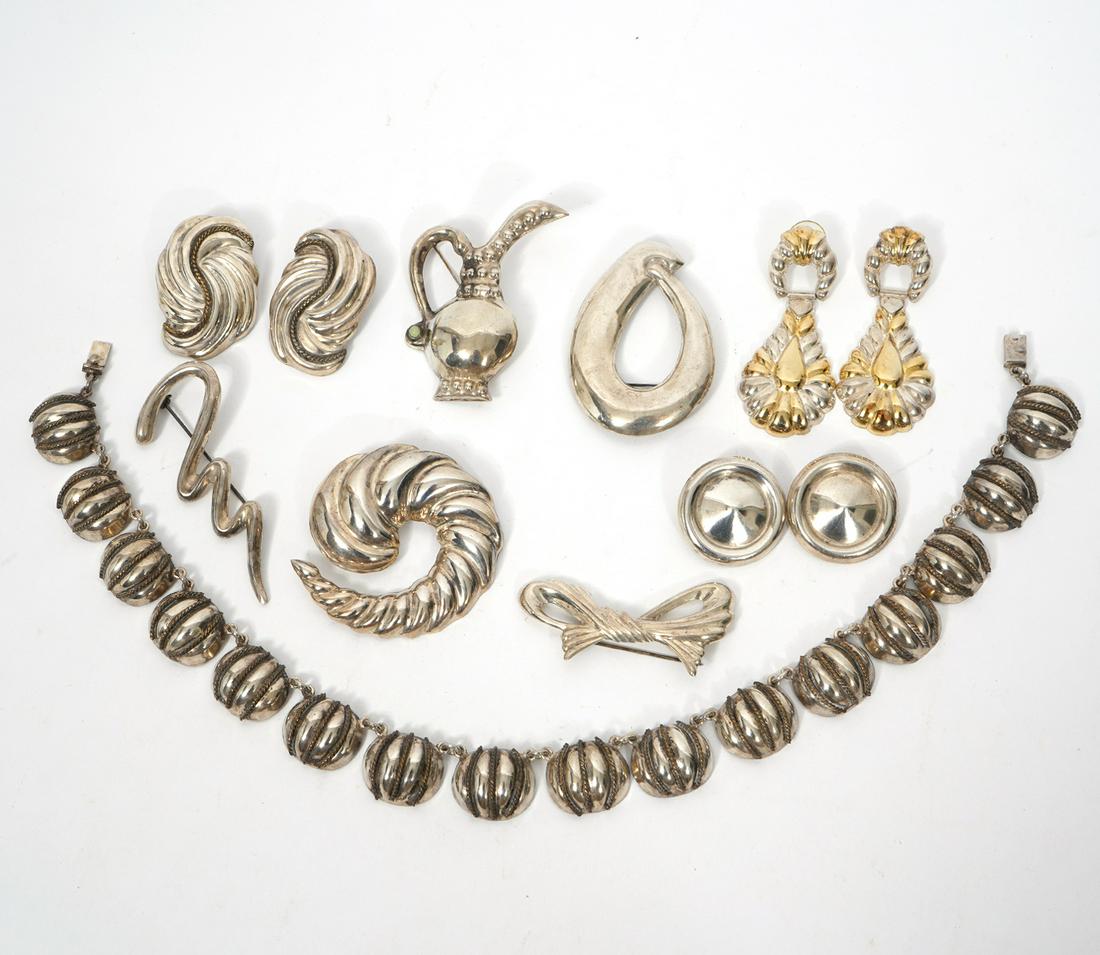 9Pc Sterling Group Mixed Jewelry (1 of 6)