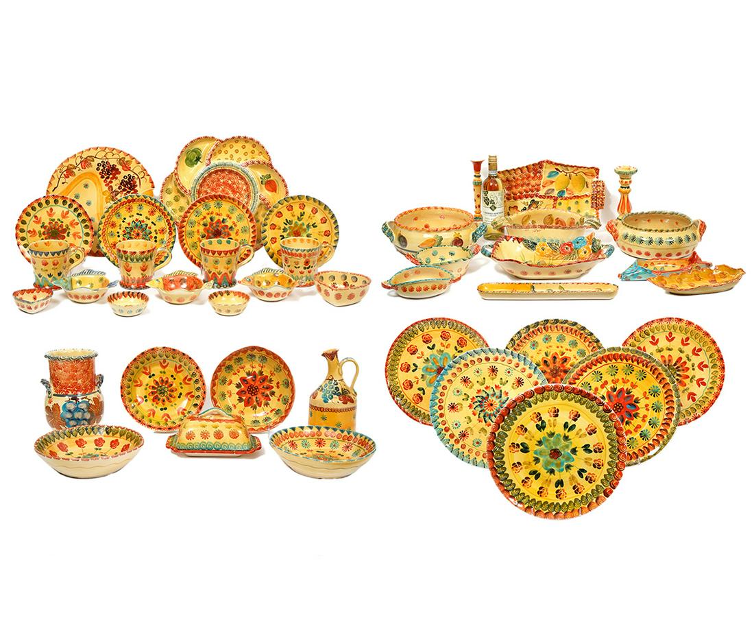 Italica ARS Hand-Painted Pottery 37-Piece (1 of 20)