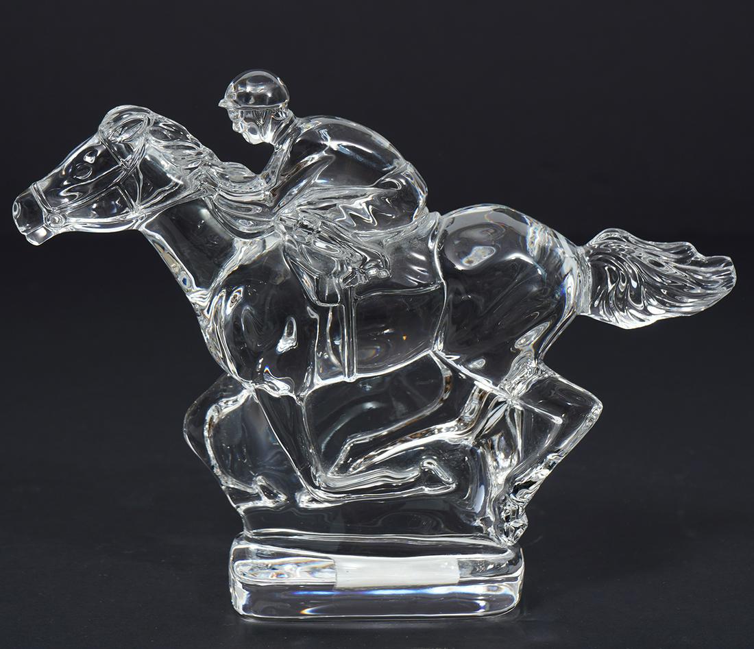 Waterford Crystal Jockey on Horse Figure (1 of 5)