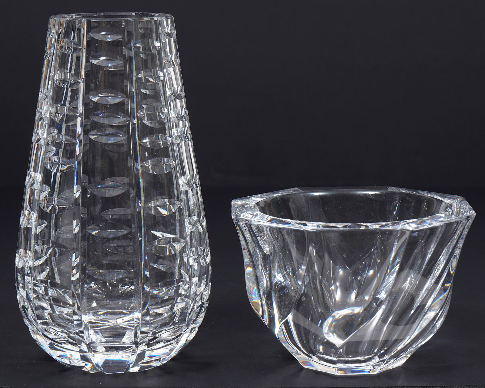 Waterford Vase & Orrefors Bowl (1 of 6)