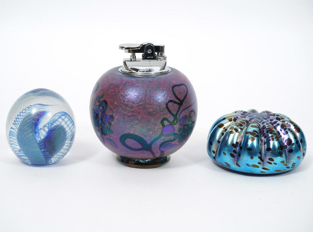 Two Glasses Paperweight & Table Lighter (1 of 9)