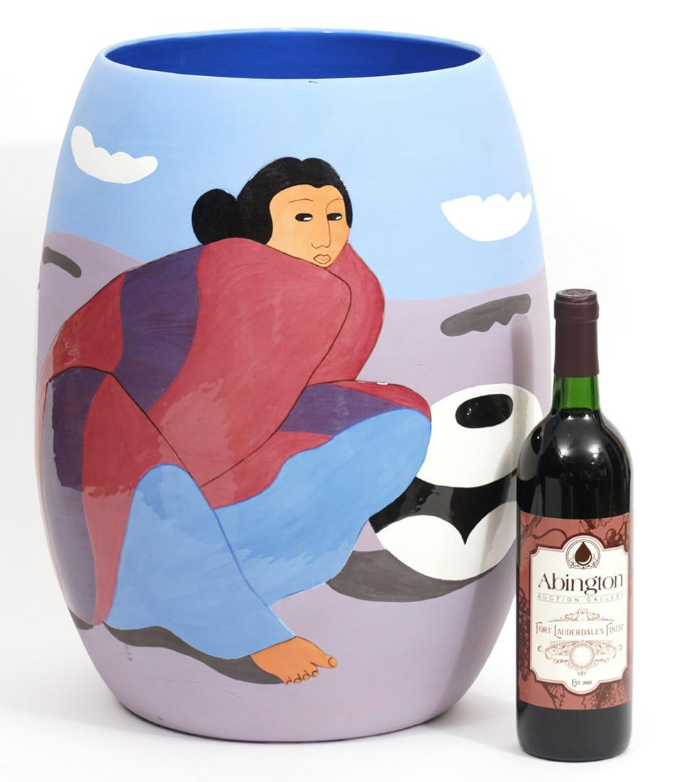 RC Gorman Ceramic Vase 'Patricia' (1 of 7)