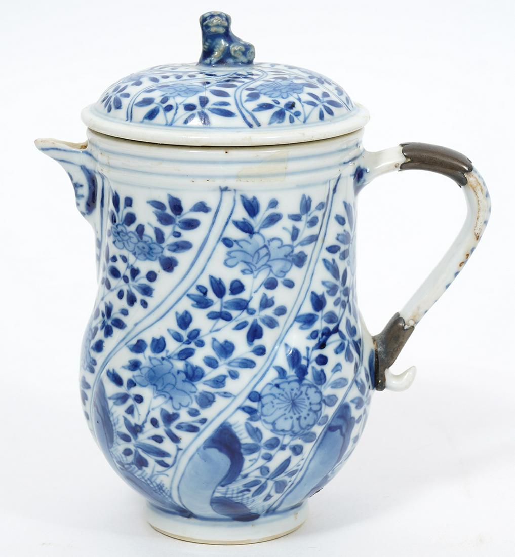 Chinese Blue & White Porcelain Single Teapot (1 of 12)