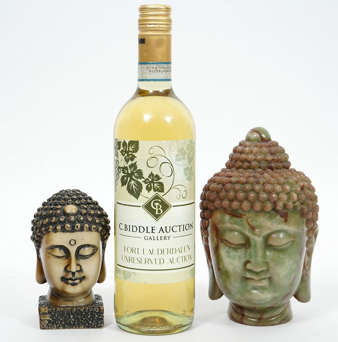 Two Composite Buddha Heads (1 of 6)