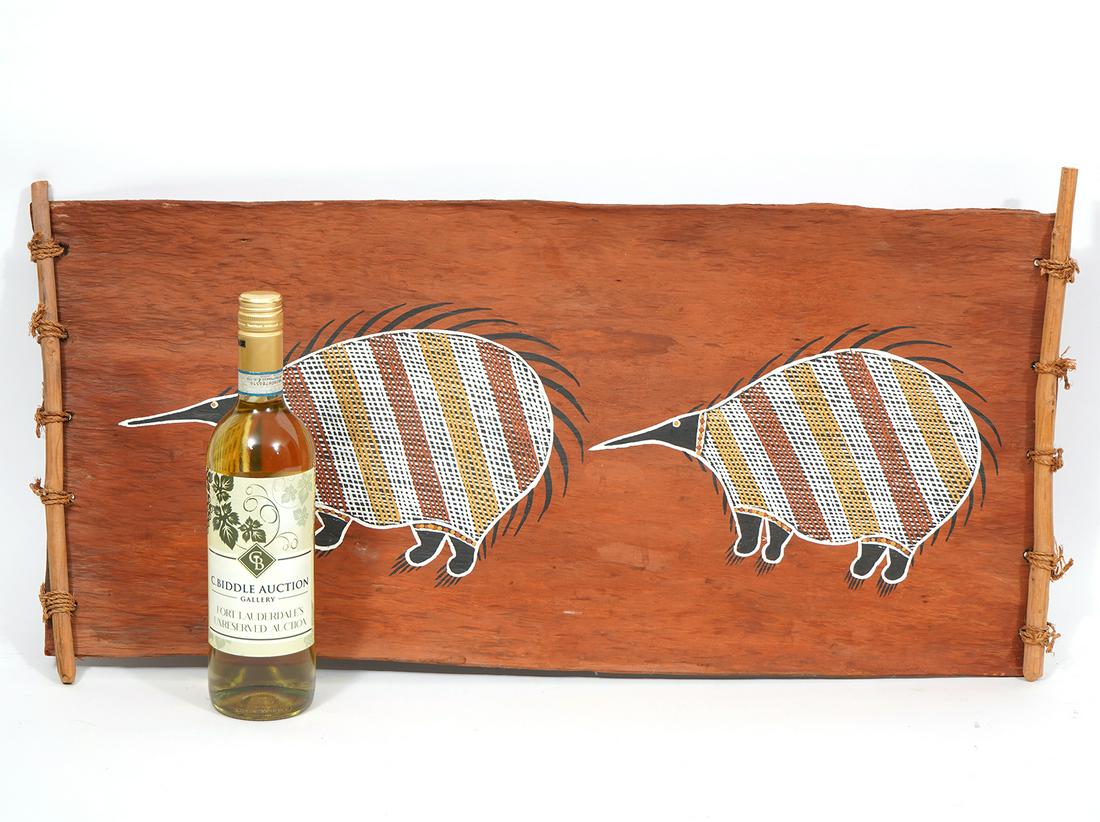 Australian Aboriginal Echidna Bark Painting (1 of 6)