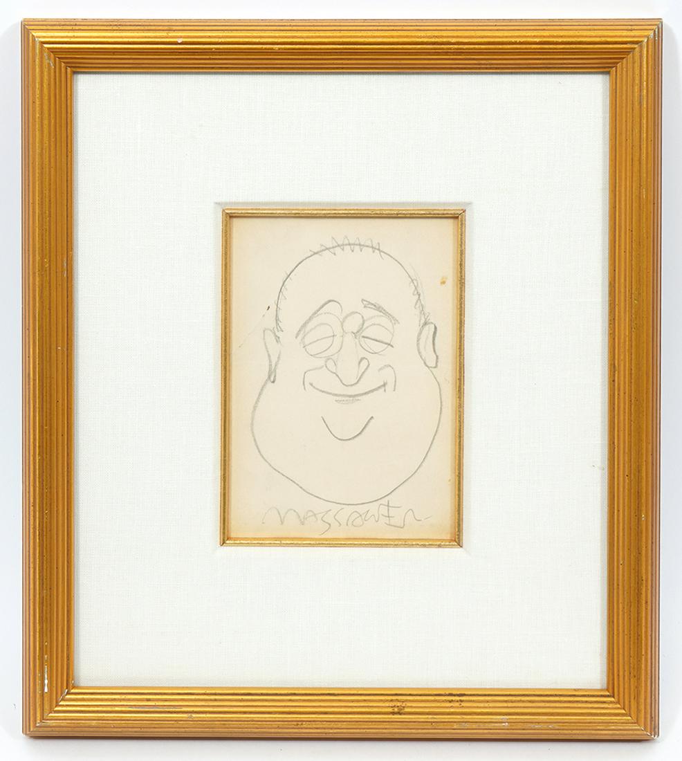 Enrico Caruso Pencil Drawing Portrait (1 of 7)