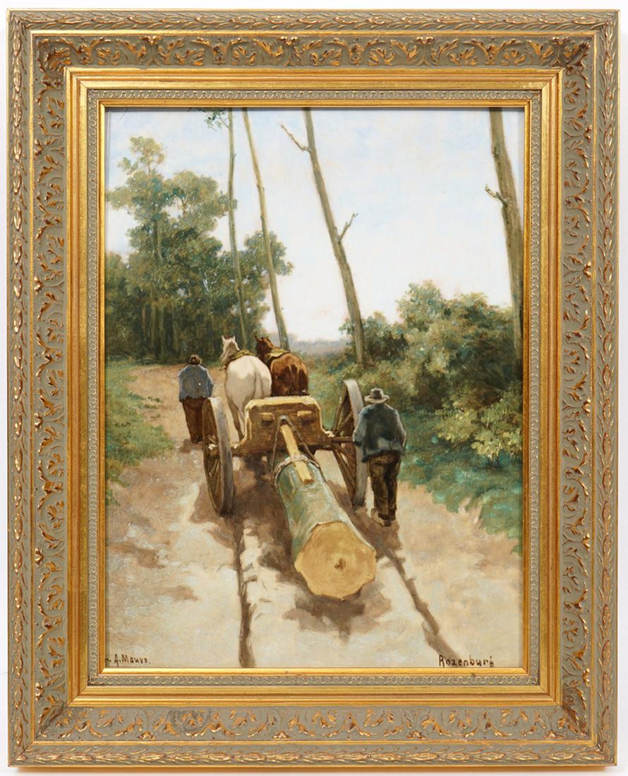 Rozenburg De Haag Dutch Painted Porcelain Plaque (1 of 6)