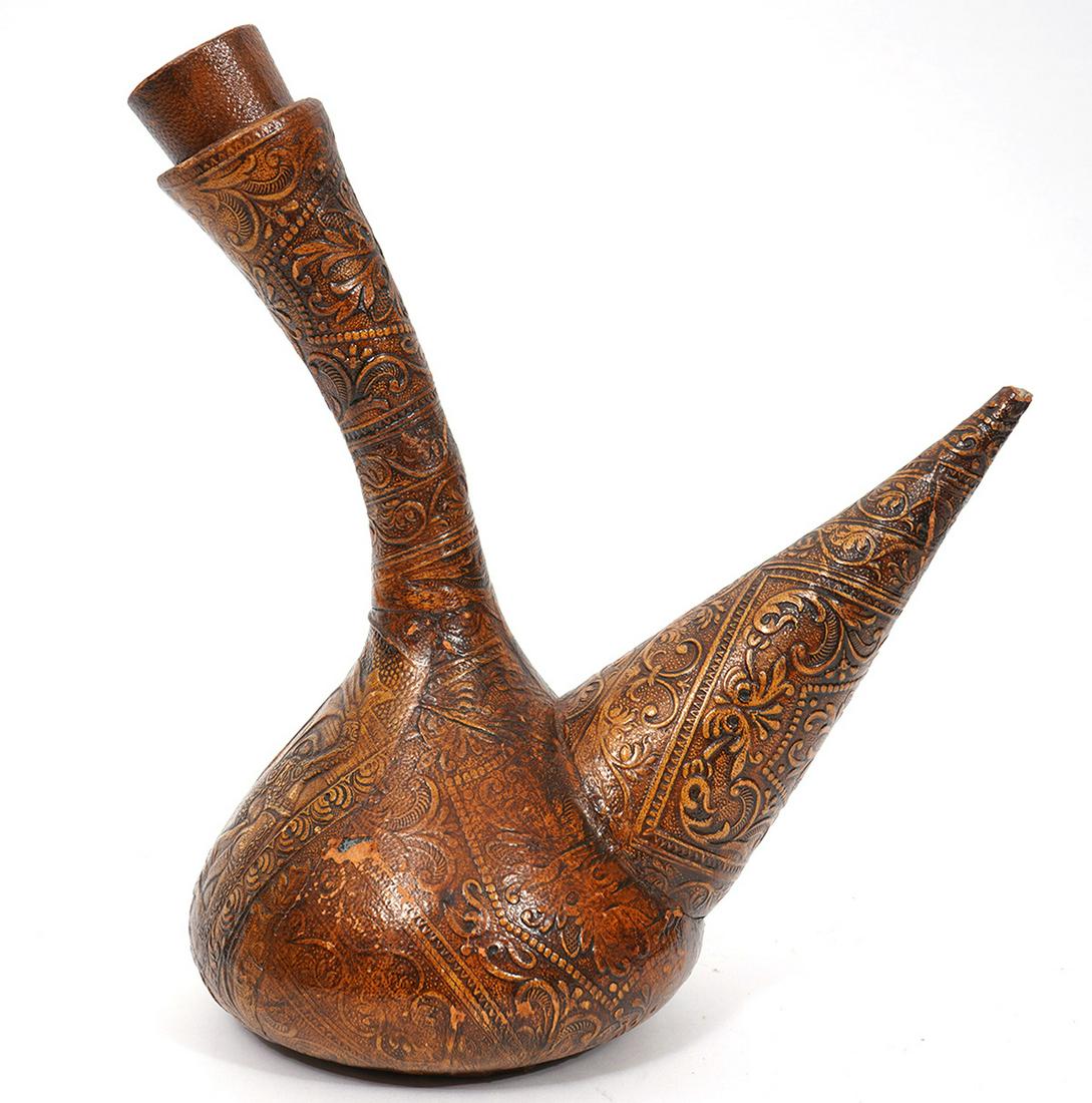 Spanish Leather Wrapped Decanter (1 of 9)