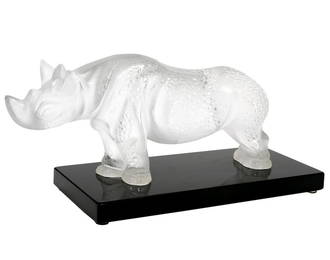 Lalique French Art Glass Rhinoceros Figurine