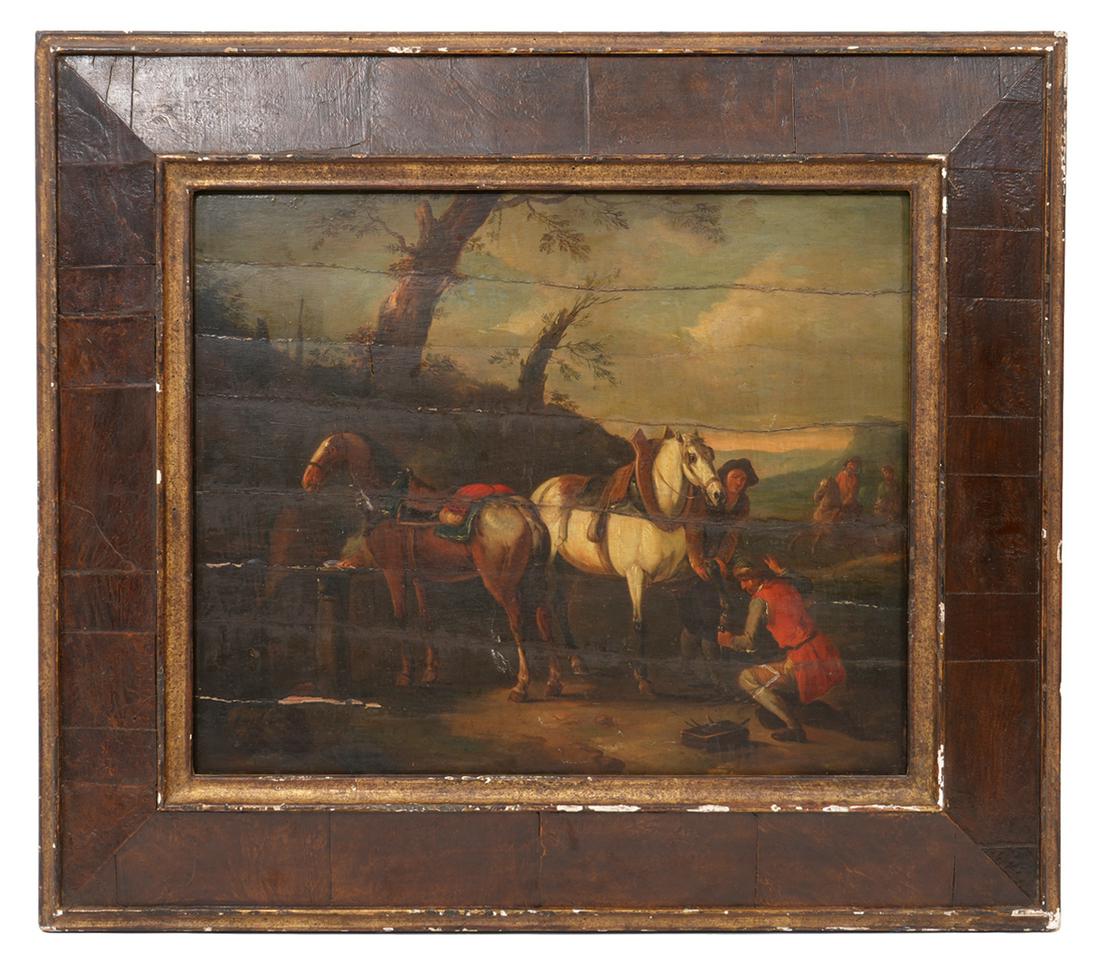 18 Ct. Continental Horse Original Oil Painting (1 of 8)