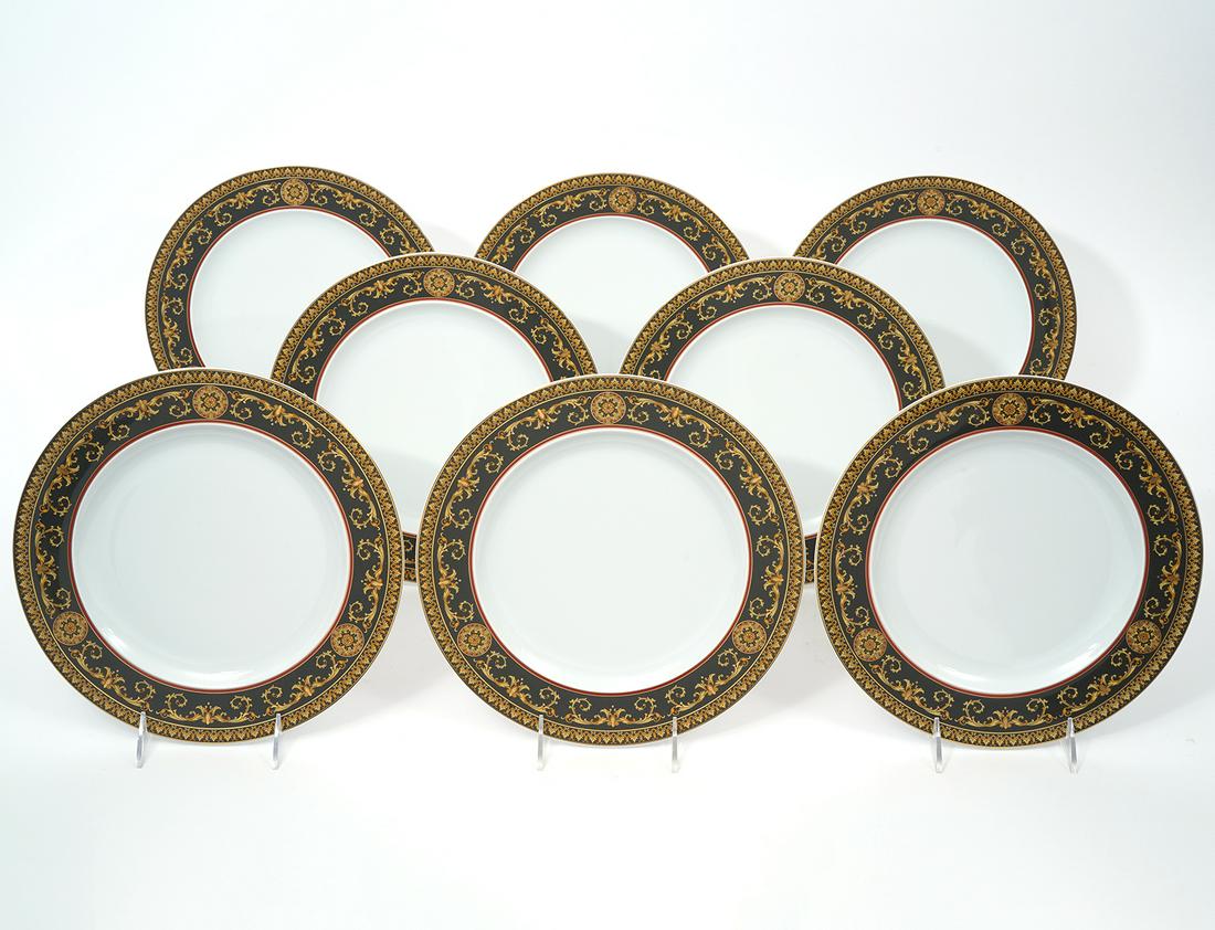 8 Versace for Rosenthal "Medusa" Dinner Plates (1 of 7)