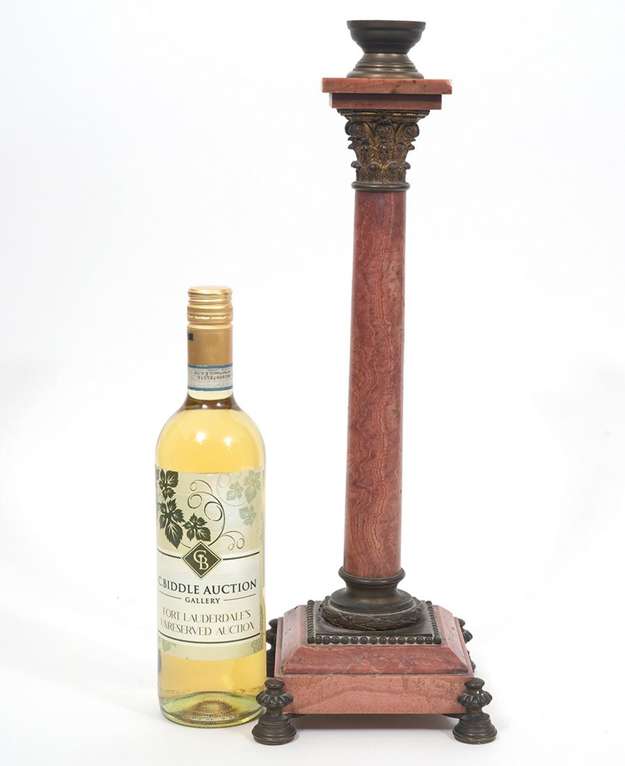 19th C. Italian Bronze Mounted Column (1 of 7)