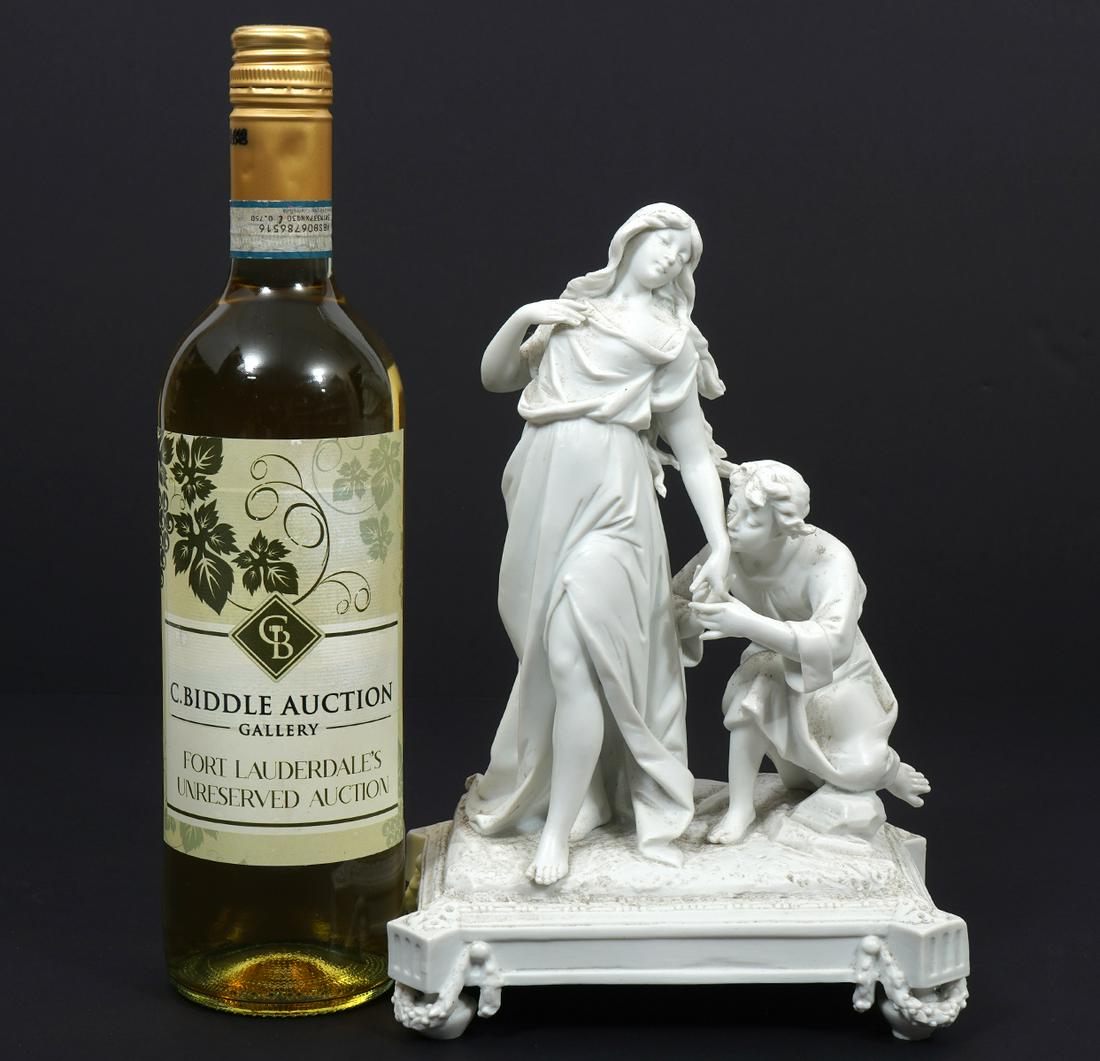Meissen-Style Bisque Romantic Figural Group (1 of 10)