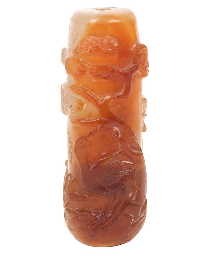 Chinese Carved Stone Cigarette Holder (1 of 10)