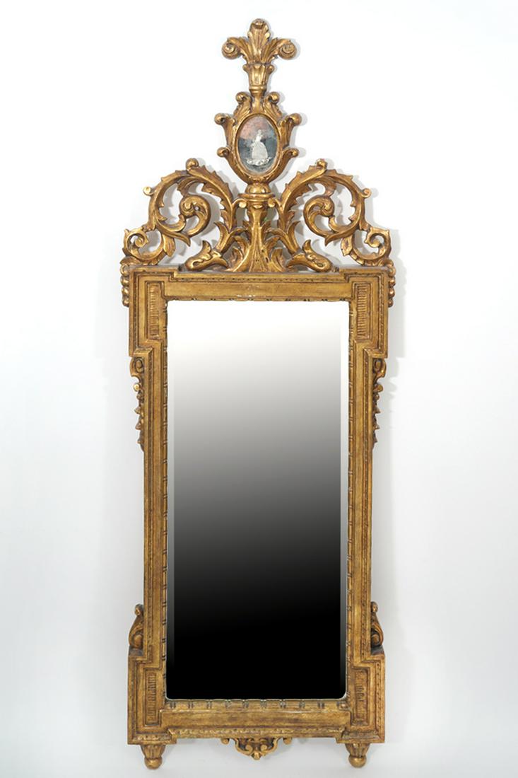 Italian Gilt Wood Framed Mirror (1 of 5)