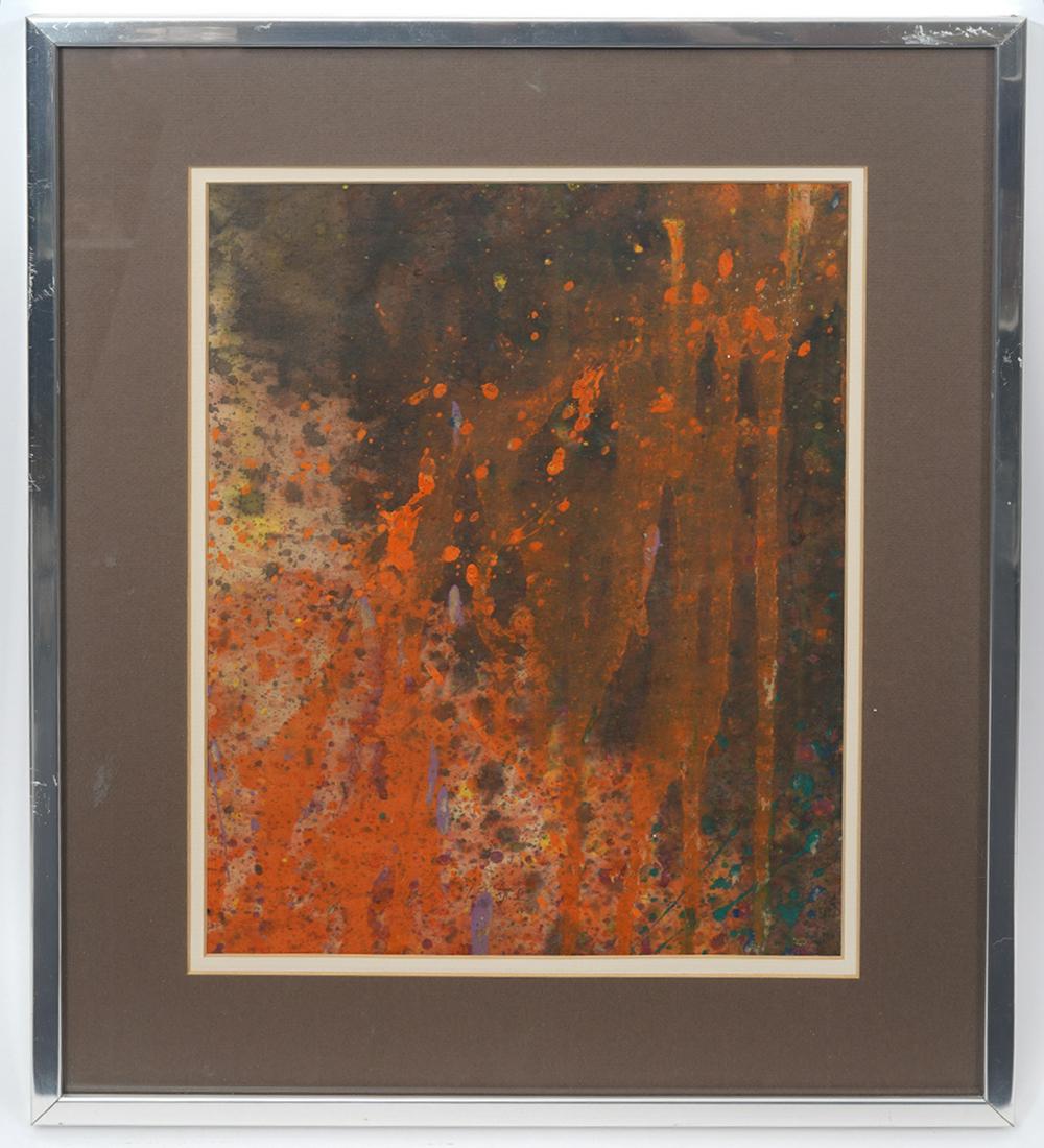 Attrib. Taro Yamamoto Expressionist Watercolor (1 of 6)