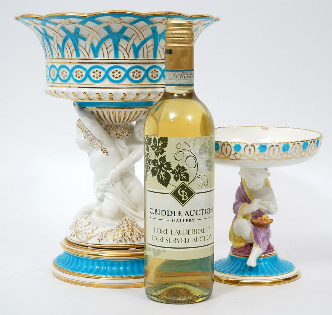 Two Davis Collamore & Co. Porcelain Compotes (1 of 14)