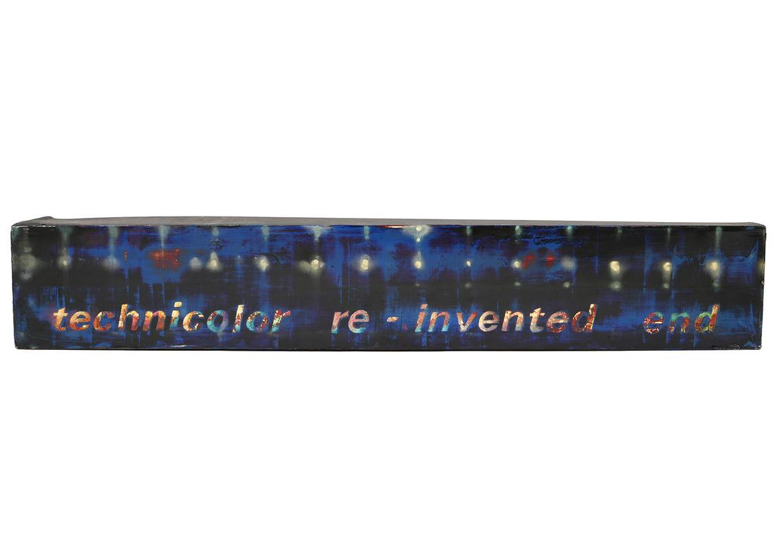 David Crimson "Technocolor.." Mixed Media on Metal (1 of 9)