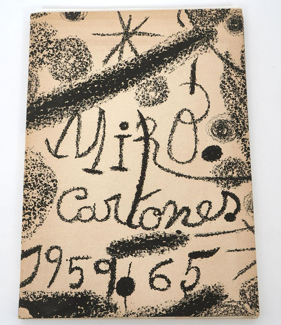 Joan Miro "Cartones" 1965 Litho Album Ltd Ed (1 of 20)