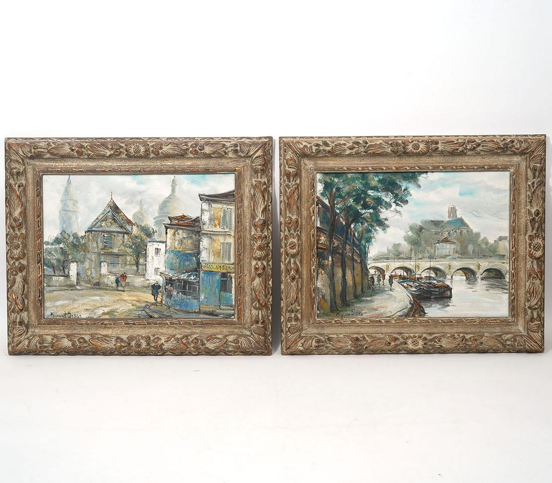 2 Raymond Besse Signed Oil Paintings (1 of 10)
