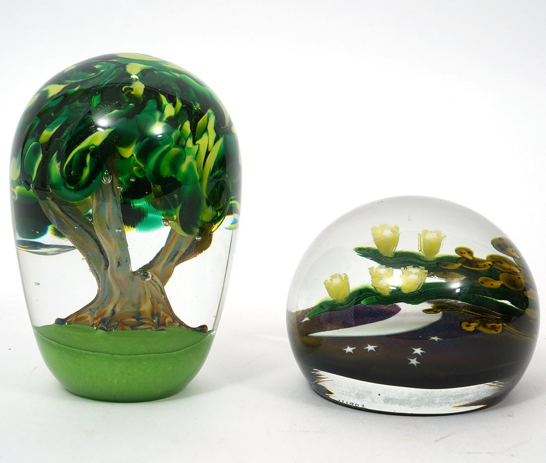 Lundberg & Glass Eye Studio Paperweights (1 of 9)