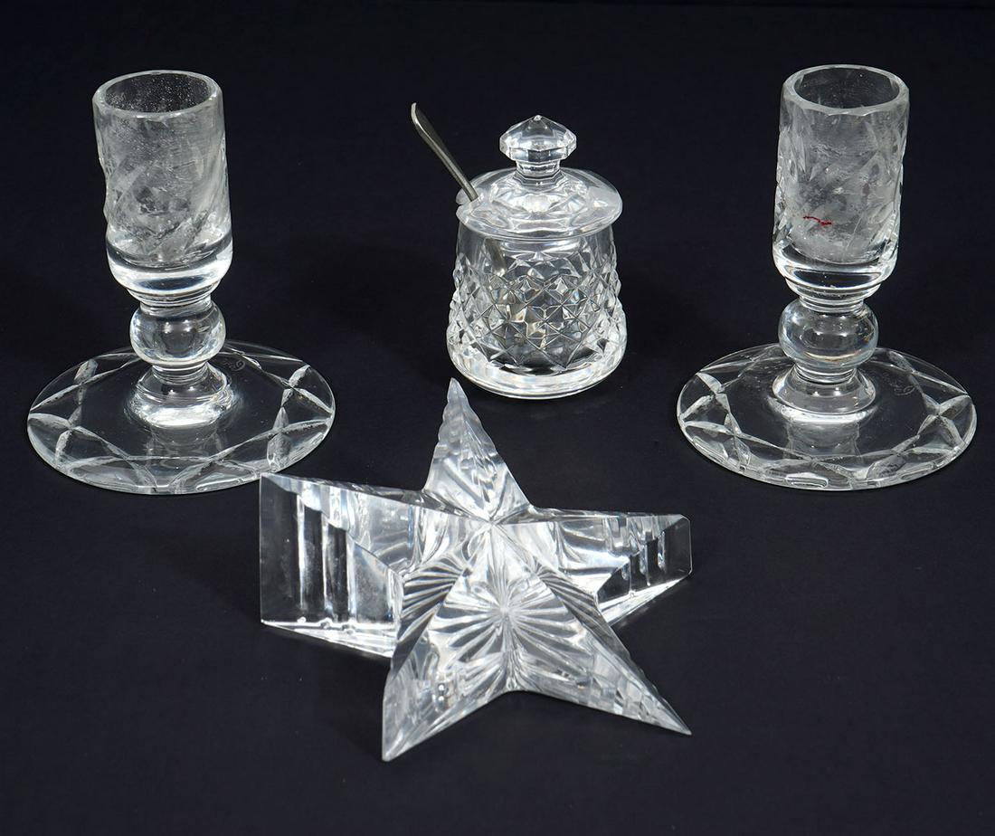 Four Crystal Table Accessories (1 of 9)