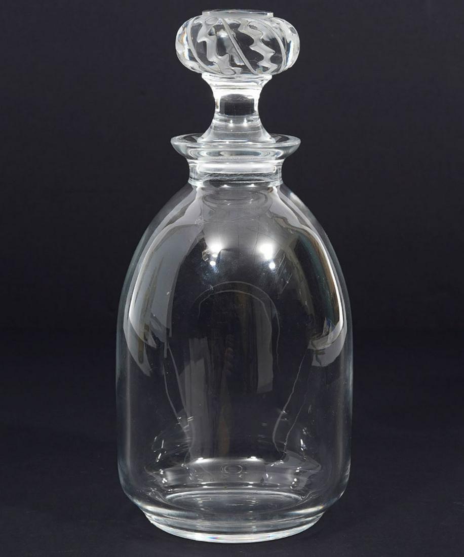 Lalique French Crystal "Saint Hubert" Decanter (1 of 5)