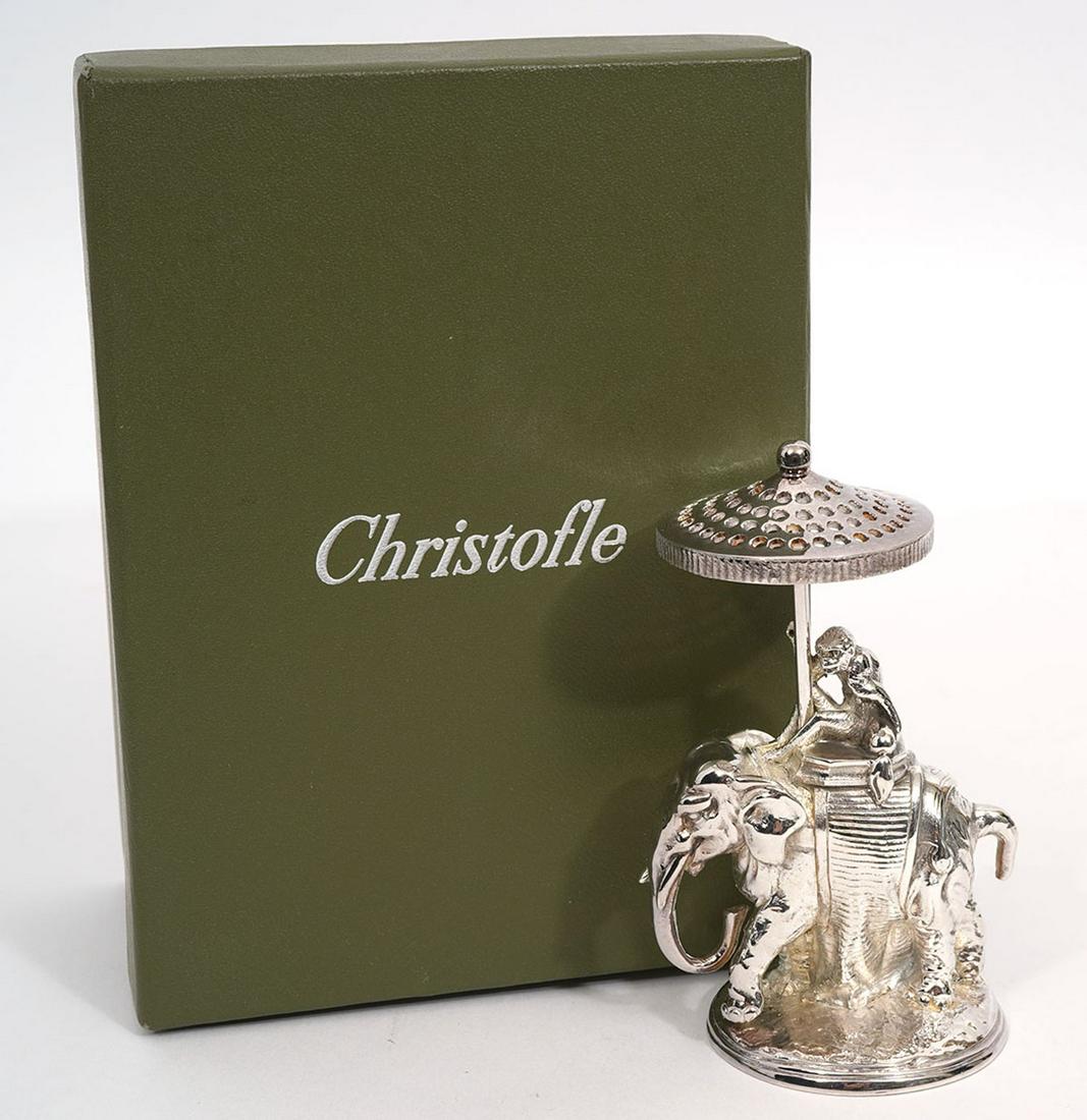 New in Box Christofle Elephant Indra Toothpick (1 of 6)