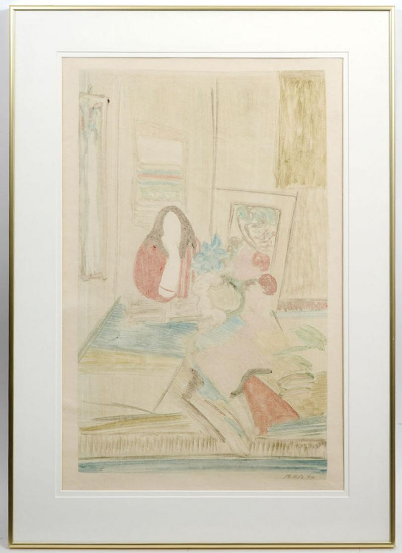 Matt Phillips 'A Magical Scene' Monotype 1977 (1 of 7)