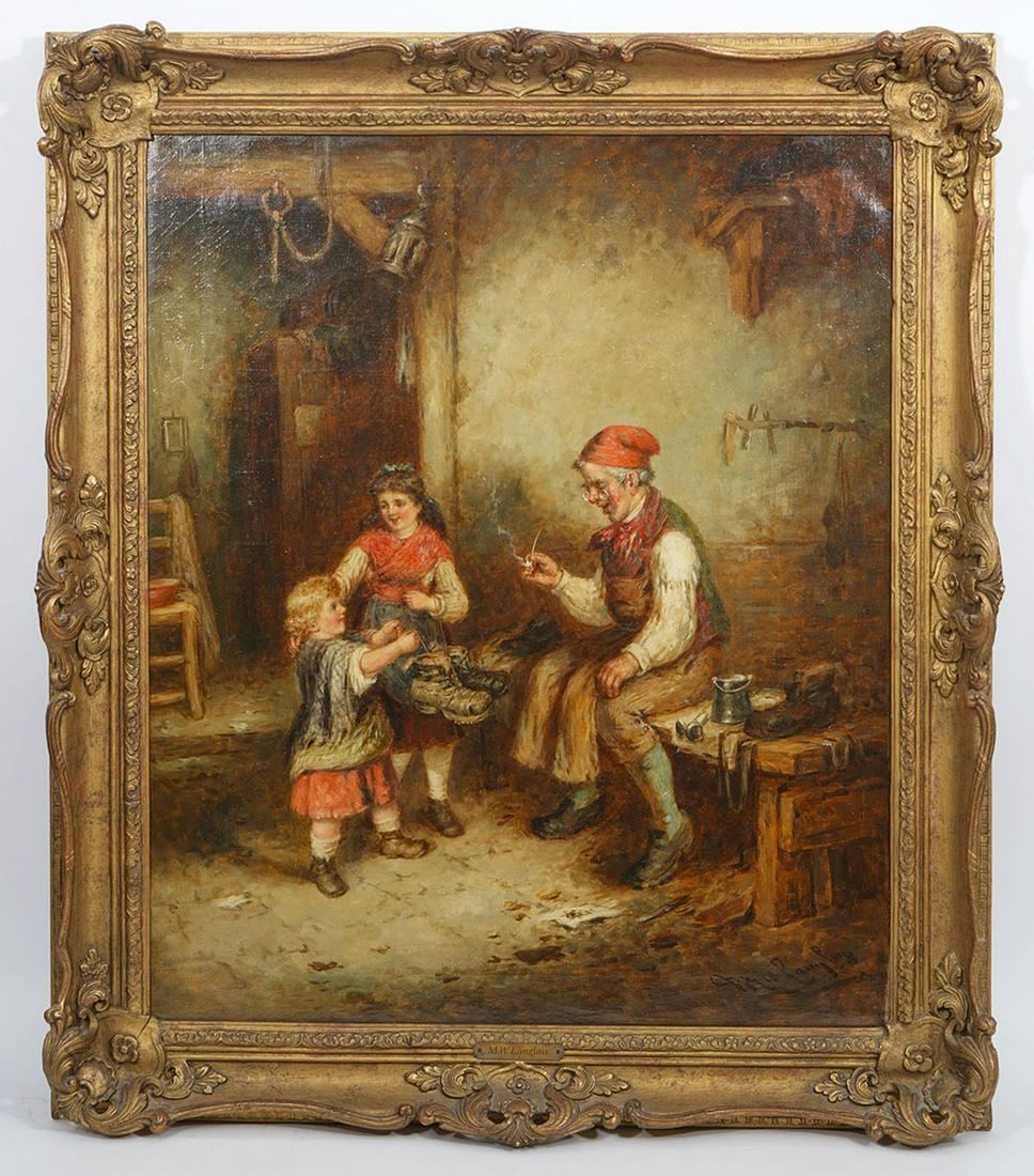 Mark William Langlois Genre Scene Painting (1 of 7)