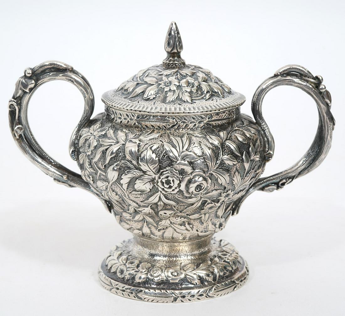 Kirk & Sons Silver Repousse Sugar Bowl (1 of 9)